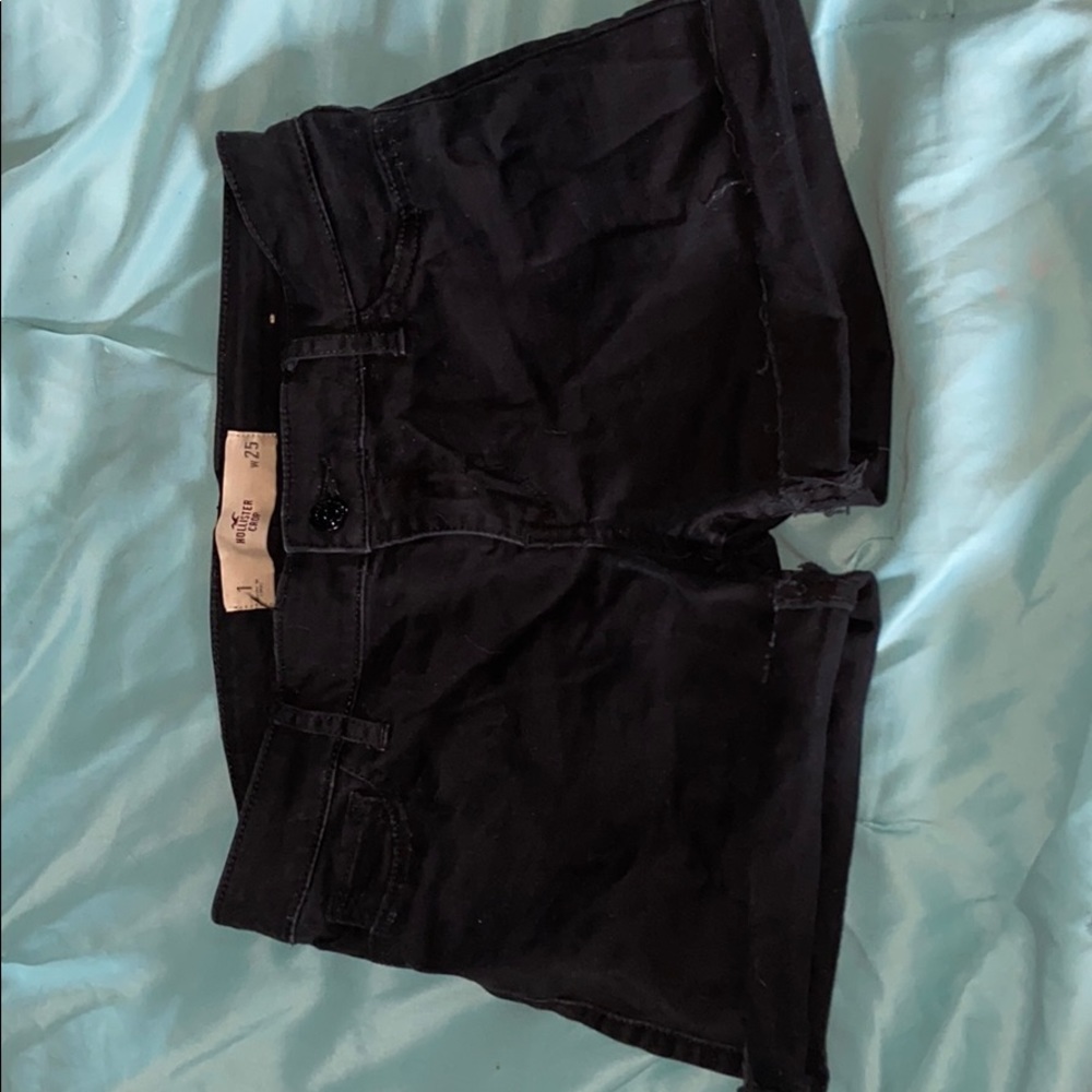 Black hollister shorts
